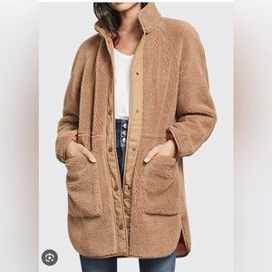 Veronica Beard Camel Teddy Jacket